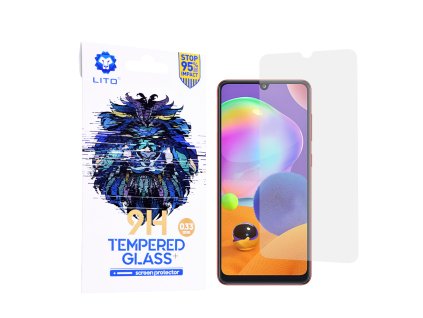 16984 lito 2 5d klasicke tvrdene sklo samsung galaxy a31 transparentna
