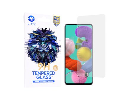 16987 lito 2 5d klasicke tvrdene sklo samsung galaxy a51 4g a51 5g transparentna