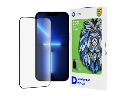 50637 2 lito d pro dustproof tvrdene sklo pre iphone 13 pro max iphone 14 plus cierne