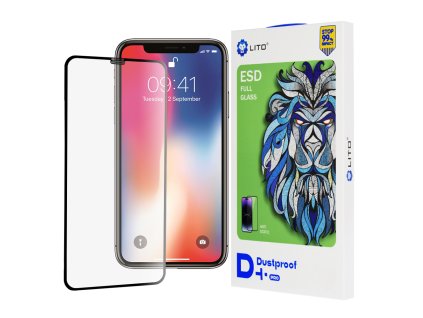 50631 2 lito d pro dustproof tvrdene sklo pre iphone x iphone xs iphone 11 pro cierne