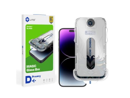 53850 lito magic glass box d tools tvrdene sklo pre iphone 16 pro max privacy