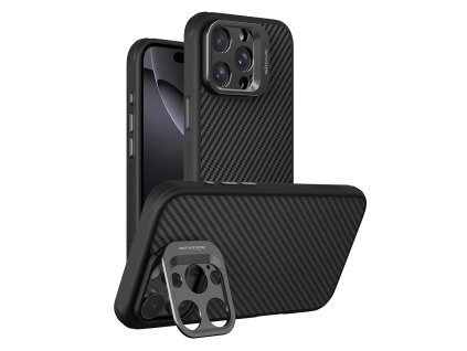 50877 1 nillkin carboprop magnetic puzdro s vyrezom na kameru pre iphone 16 pro max cierne