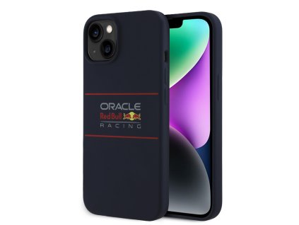 43998 red bull racing silikonovy kryt s magsafe a horizontalnym logom na iphone 14 rbhmp14s24sihsrv tmavomodry
