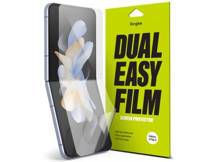 36067 ringke dual easy full 2 ks ochranne sklo pre samsung galaxy z flip4 priehladne