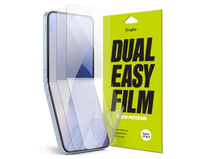 37204 ringke dual easy full 2 ks ochranne sklo pre samsung galaxy z flip6 priehladne