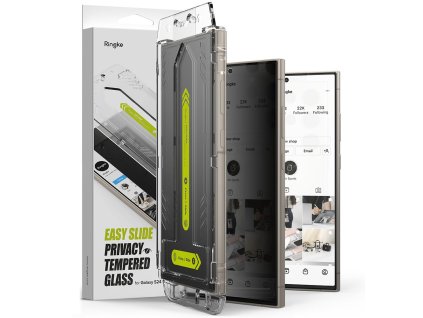 37786 ringke easy slide tvrdene sklo 2 ks pre samsung galaxy s24 ultra anti spy