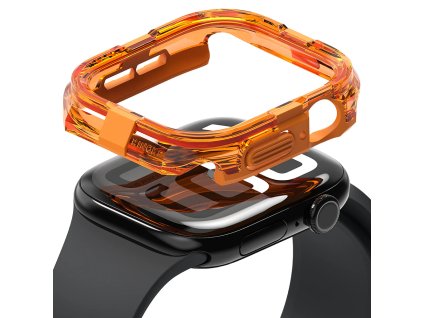 51975 ringke fusion bumper ochranny kryt pre apple watch 10 46 mm neonovo oranzovy