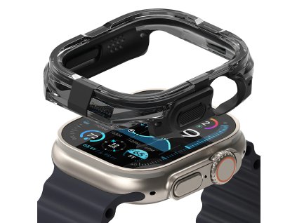 51978 ringke fusion bumper ochranny kryt pre apple watch ultra ultra 2 cierny