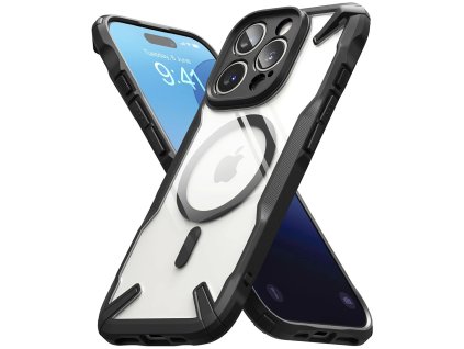 51858 ringke fusion x magsafe puzdro pre iphone 16 pro cierne