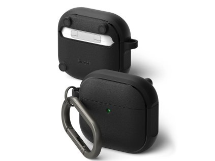 51948 ringke protection case onyx magnetic puzdro pre airpods 4 protismykova textura otvor na karabinu cierne