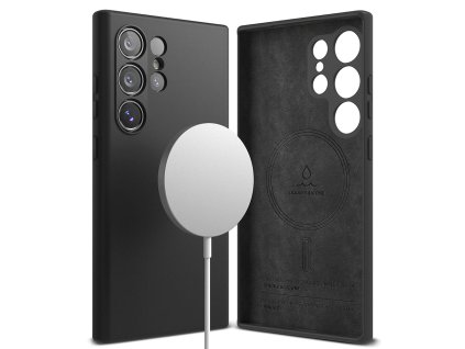 36472 ringke silicone magnetic ochranny kryt pre samsung galaxy s24 ultra cierny