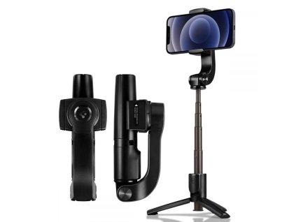 40052 selfie tyc s610w bluetooth dialkove ovladanie stativovy drziak a gimbalovy stabilizator cierna