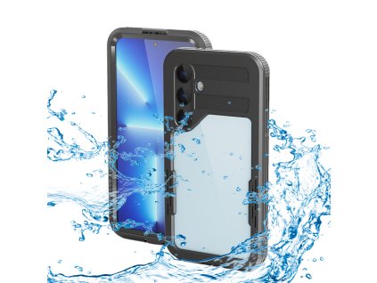 36751 shellbox vodotesne ochranne puzdro ip68 pre samsung galaxy s24 cierne