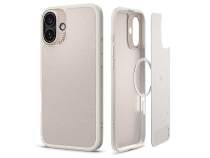 43935 spigen cyrill kajuk magsafe kryt na iphone 16 kremovy