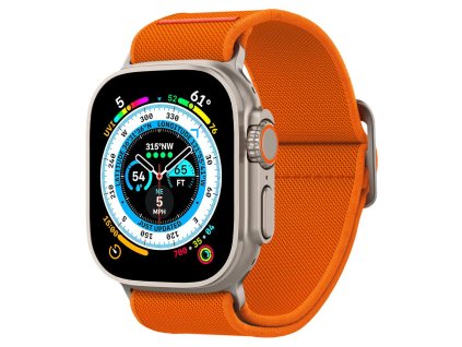 13267 spigen fit lite ultra remienok pre apple watch 1 2 3 4 5 6 7 8 se se 2 ultra 42 44 45 49 mm oranzova