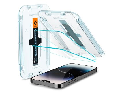 11047 spigen glas tr ez fit 2 balenia ochranne sklo na iphone 14 pro transparentna