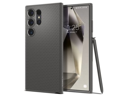 37756 spigen liquid air ochranne puzdro pre samsung galaxy s24 ultra granitova siva