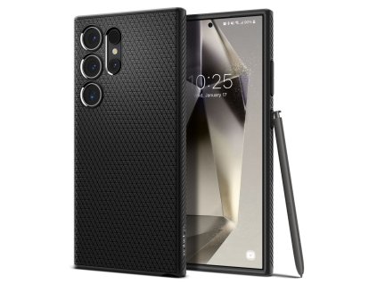 37744 spigen liquid air ochranne puzdro pre samsung galaxy s24 ultra matna cierna