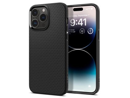 10771 spigen liquid air ochranny kryt na iphone 14 pro matna cierna