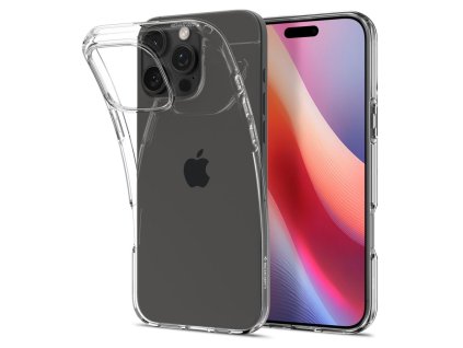 51453 7 spigen liquid crystal puzdro pre iphone 16 pro max cire crystal clear