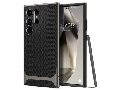 36619 spigen neo hybrid ochranne puzdro pre samsung galaxy s24 ultra gunmetal