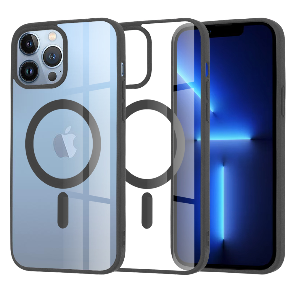 Levně Techsuit MagSafe PRO obal na - iPhone 13 pro Max - černý