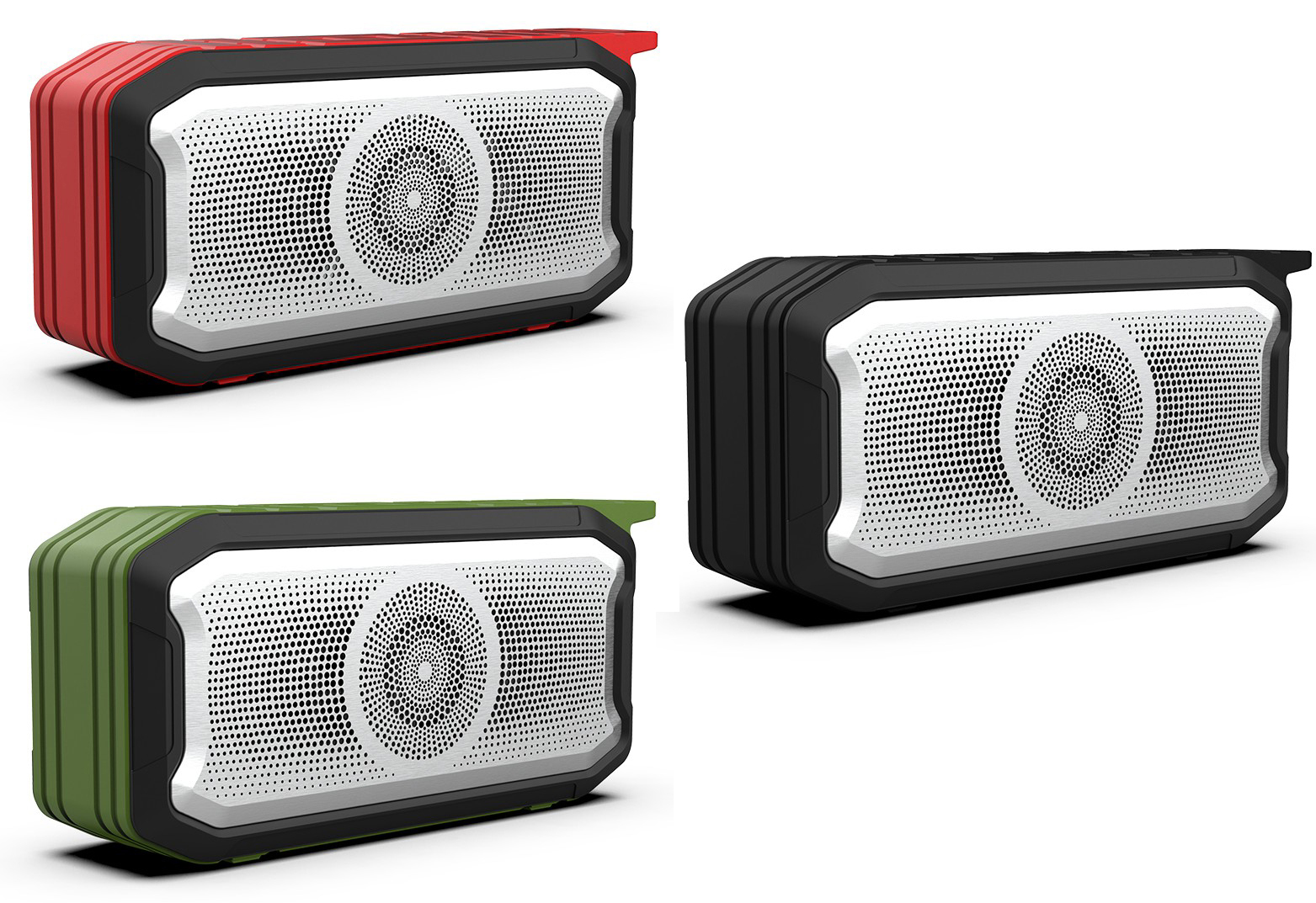Levně Bomba Bluetooth přenosný reproduktor anti-drop s FM, AUX, SD, USB, HandsFree X3 Barva: Černá
