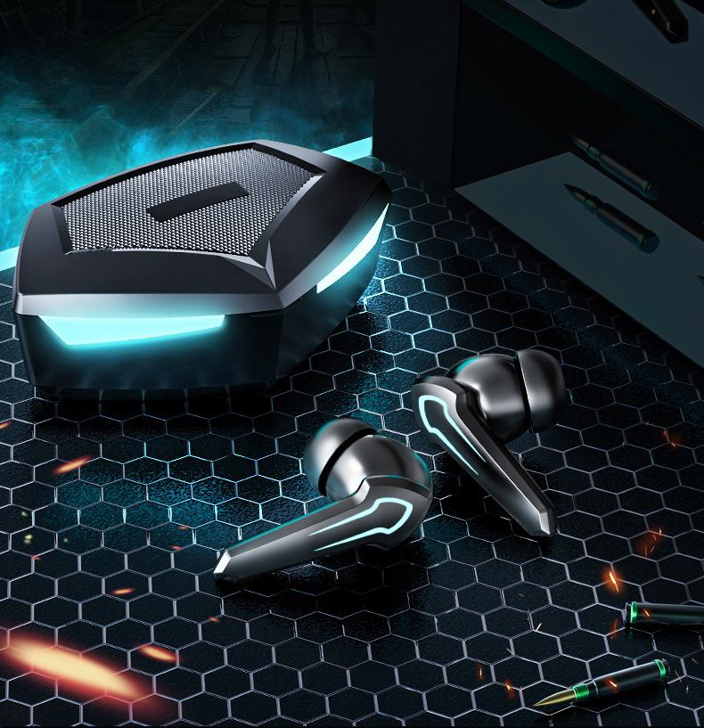 Bomba Gamer sluchátka s jedinečným designem a LED - P30 Barva: Černá