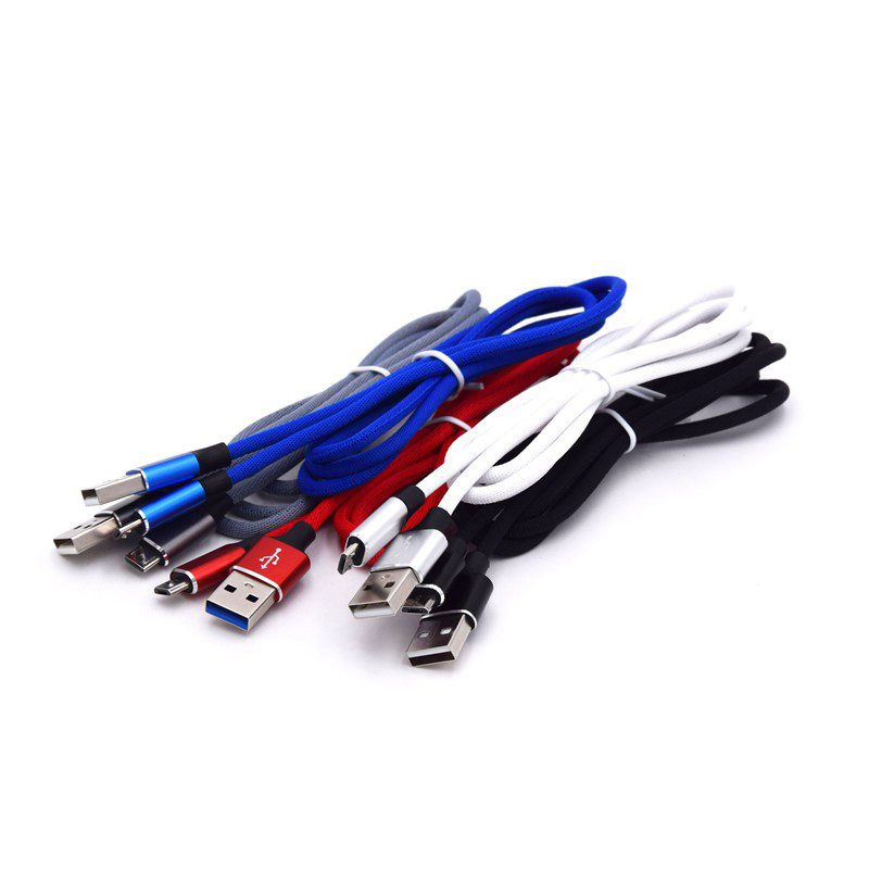 Levně Bomba Micro USB kabel 1M Barva: Černá