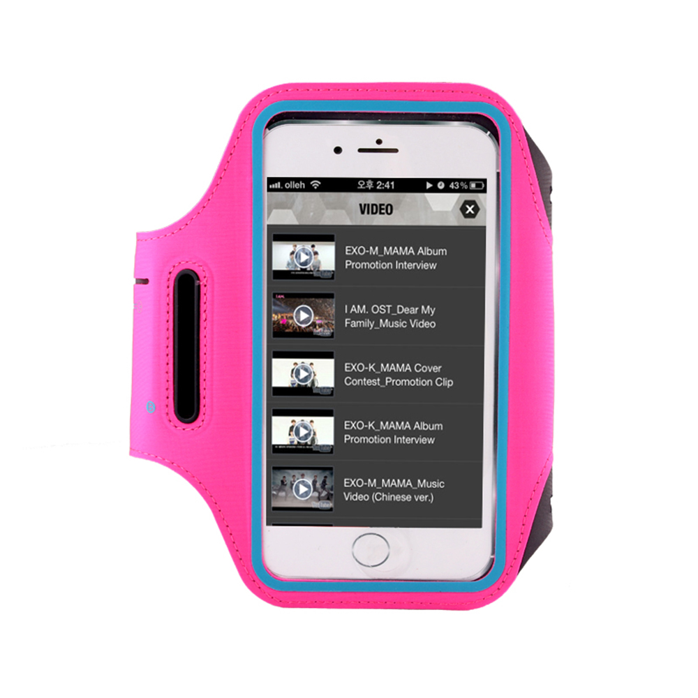 Bomba Nastavitelné ochranné pouzdro na ruku 5,5" Barva: Růžová P-UNISPACAMB002_PINK
