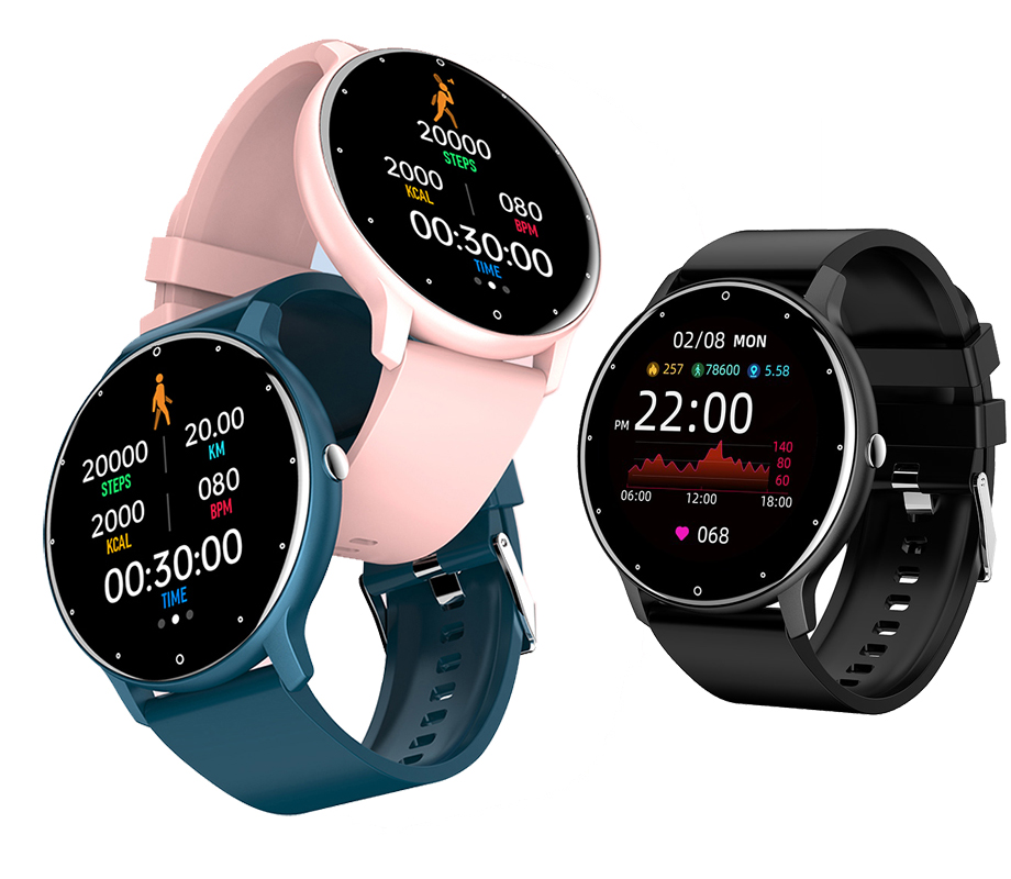 Bomba Smart hodinky Day-Fit s retina displejem ZL2 Barva: Modrá ZL02_BLUE