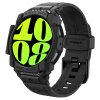41832 spigen rugged armor pro ochranne puzdro s remienkom samsung galaxy watch7 44mm cierna