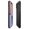22158 3 spigen thin fit obal pre iphone 15 plus cierna