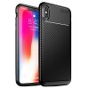 37573 techsuit carbonfiber ochranne puzdro pre iphone x xs cierne