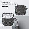 51843 3 techsuit carbonfiber puzdro pre airpods 4 cierne