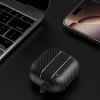 51843 6 techsuit carbonfiber puzdro pre airpods 4 cierne