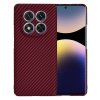 53031 5 techsuit carbonite fibershell puzdro pre xiaomi redmi note 14 pro 5g poco x7 cervene red