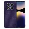 53040 5 techsuit carbonite fibershell puzdro pre xiaomi redmi note 14 pro 5g poco x7 fialove purple