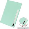 32101 1 techsuit flex trifold ochranne puzdro s drziakom na pero samsung galaxy tab s9 plus zelena