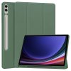 32101 techsuit flex trifold ochranne puzdro s drziakom na pero samsung galaxy tab s9 plus zelena