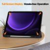 35437 2 techsuit flex trifold puzdro s drziakom na ceruzku samsung galaxy tab s9 fe cierne