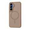 52881 7 techsuit halofrost magsafe series puzdro pre samsung galaxy s25 pieskovohnede sandstone brown