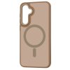 52881 3 techsuit halofrost magsafe series puzdro pre samsung galaxy s25 pieskovohnede sandstone brown