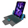 35506 1 techsuit keytab pro puzdro s rgb bezdrotovou klavesnicou a drziakom na stylus ipad air 4 2020 air 5 2022 air 11 2024 cierne