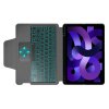 35506 2 techsuit keytab pro puzdro s rgb bezdrotovou klavesnicou a drziakom na stylus ipad air 4 2020 air 5 2022 air 11 2024 cierne