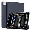 57789 5 techsuit knizkove puzdro flex trifold s drziakom na stylus pre ipad pro 11 2024 tmavomodre