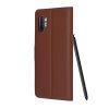 36781 7 techsuit leather folio otvaracie ochranne puzdro samsung galaxy note 10 plus note 10 plus 5g hnede