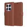 53025 6 techsuit leather folio puzdro pre xiaomi redmi note 14 pro 5g poco x7 hnede brown