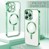 49923 1 techsuit luxury crystal magsafe puzdro pre iphone 12 pro svetlozelene light green