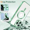49923 2 techsuit luxury crystal magsafe puzdro pre iphone 12 pro svetlozelene light green